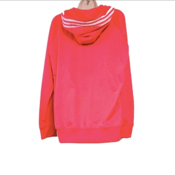 ADIDAS Climalite Bright Coral Athletic Jacket XL - Picture 3 of 6